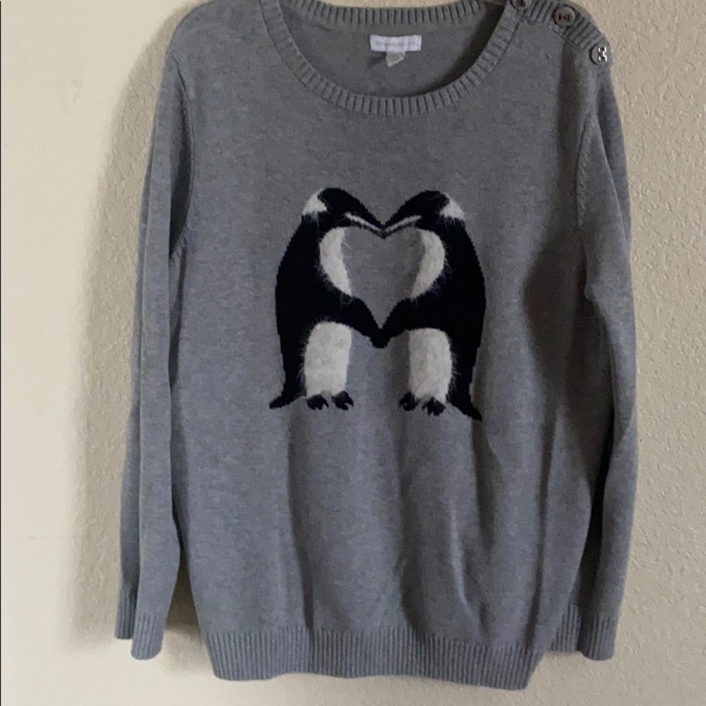 Sweater grey good condition Penguin heart size xl